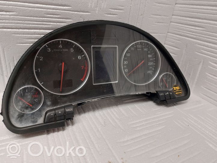 Audi A4 S4 B6 8E 8H Tachimetro (quadro strumenti) 1036901830