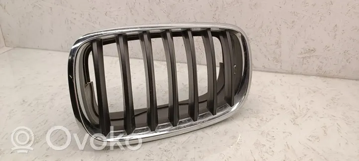 BMW X5 E70 Grille calandre supérieure de pare-chocs avant 7171395