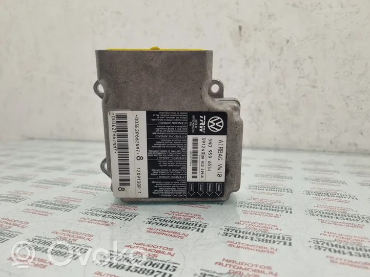 Volkswagen PASSAT B6 Airbag control unit/module 5N0959655J