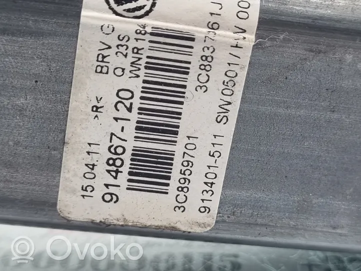 Volkswagen PASSAT CC Silniczek podnośnika szyby drzwi przednich 3C8959701