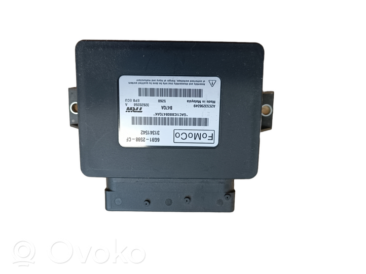 Volvo V60 Modulo di controllo del freno a mano 6G912598CF