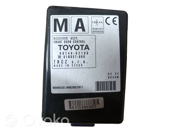 Toyota Auris E180 Unité de commande module de porte 8974002100