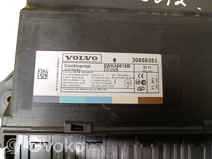 Volvo S80 Avaimettoman käytön ohjainlaite/moduuli 30659353