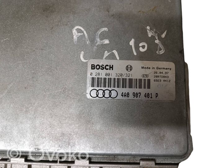 Audi A6 S6 C4 4A Calculateur moteur ECU 4A0907401P