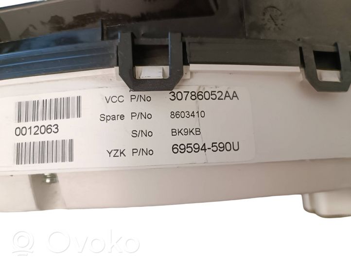 Volvo S80 Geschwindigkeitsmesser Cockpit 30786052AA