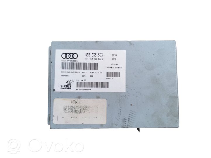 Audi Q7 4L Multimedijos kontroleris 4E0035593