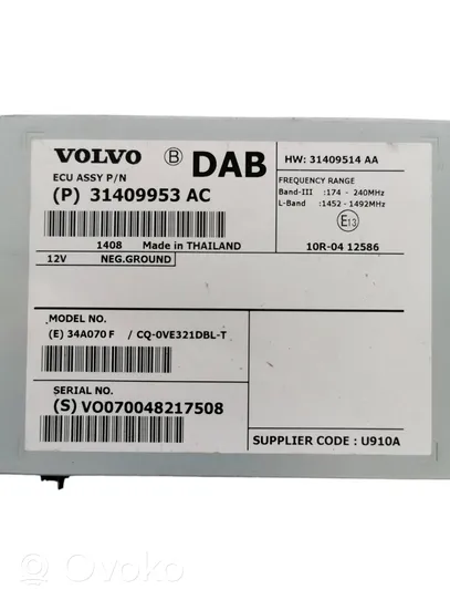 Volvo V40 Centralina antenna 31409514