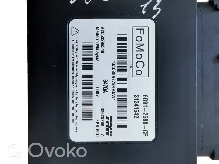 Volvo S60 Module de commande de frein à main 6G912598CF