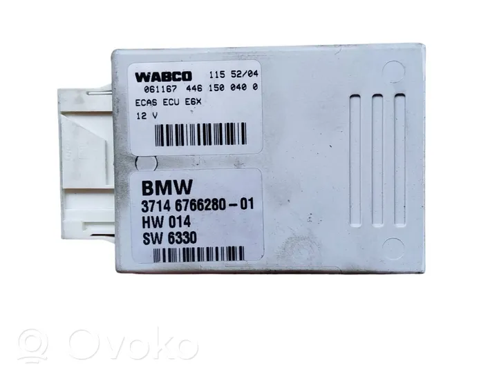 BMW 5 E60 E61 Ilmajousituksen ohjainlaite/moduuli, takana 37146766280