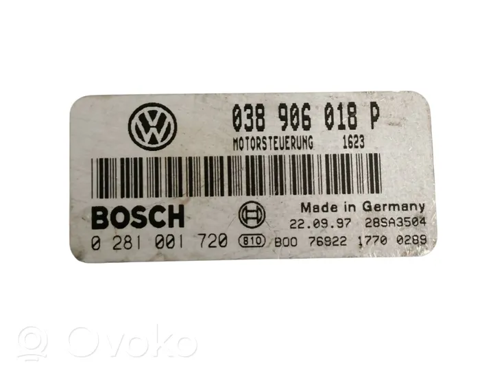 Volkswagen PASSAT B5 Calculateur moteur ECU 038906018P