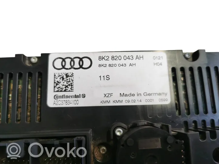 Audi A4 S4 B8 8K Oro kondicionieriaus/ klimato/ pečiuko valdymo blokas (salone) 8K2820043AH