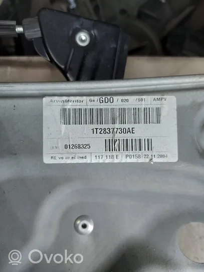 Volkswagen Touran I Mécanisme de lève-vitre avec moteur 1T2837730AE