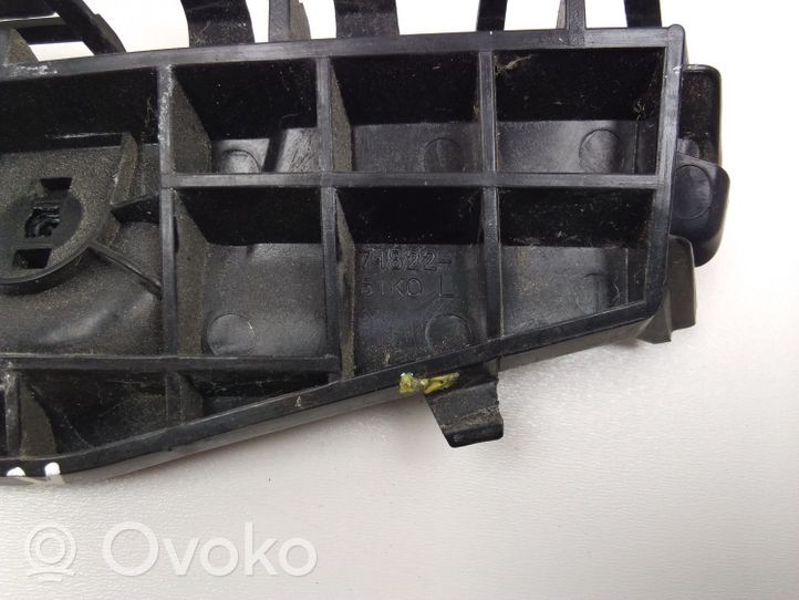 Opel Agila B Mocowanie narożnika zderzaka tylnego 7182251K0