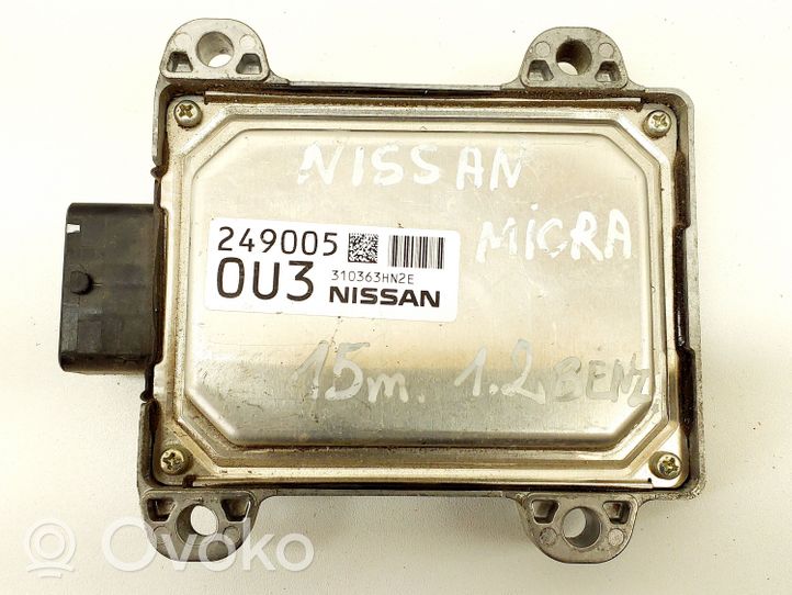 Nissan Micra Unidad de control/módulo de la caja de cambios 310F67W90A