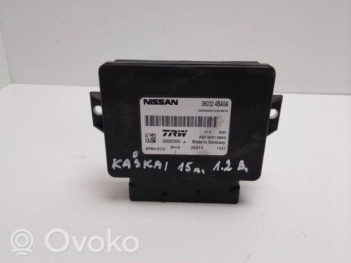 Nissan Qashqai Takajarrun EMF-ohjainlaite/moduuli 360324BA0A