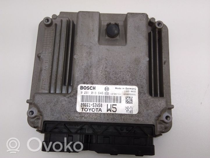 Toyota Verso-S Variklio valdymo blokas 8966152W50