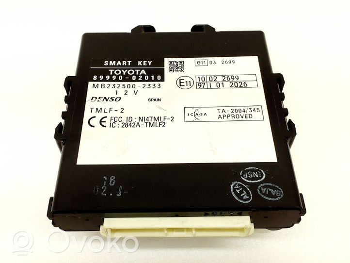 Toyota Auris 150 Komputer / Sterownik ECU i komplet kluczy 8999002010