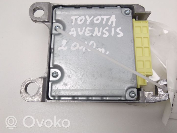 Toyota Avensis T270 Oro pagalvių valdymo blokas 891700523