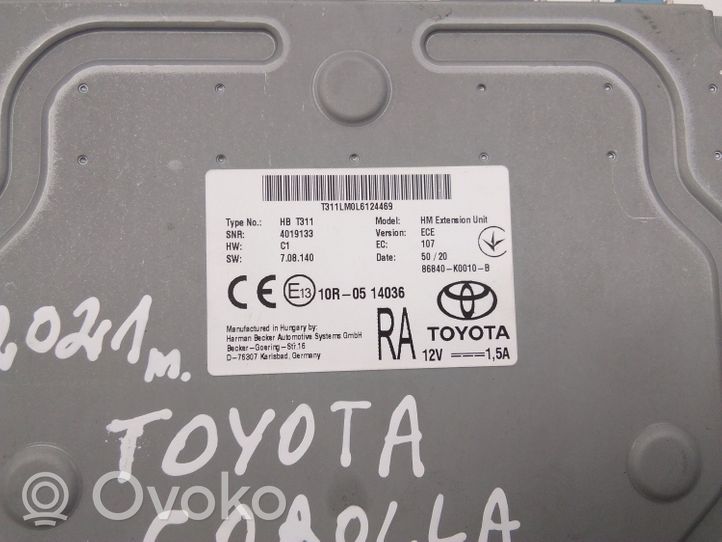 Toyota Corolla E210 E21 Navigacijos (GPS) valdymo blokas 10R0514036