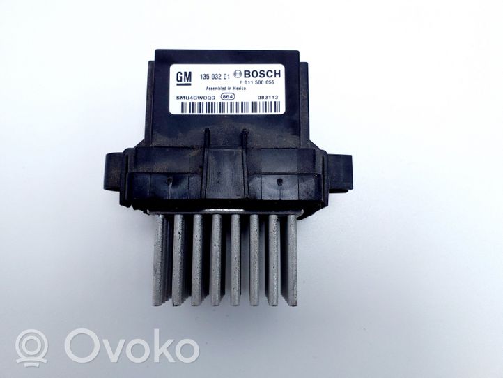 Opel Zafira C Heater blower motor/fan resistor 13503201