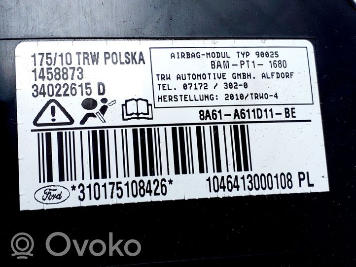 Ford Fiesta Sėdynės oro pagalvė 8A61A611D11BE