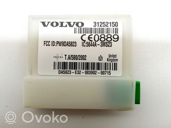 Volvo C30 Boîtier module alarme 31252150