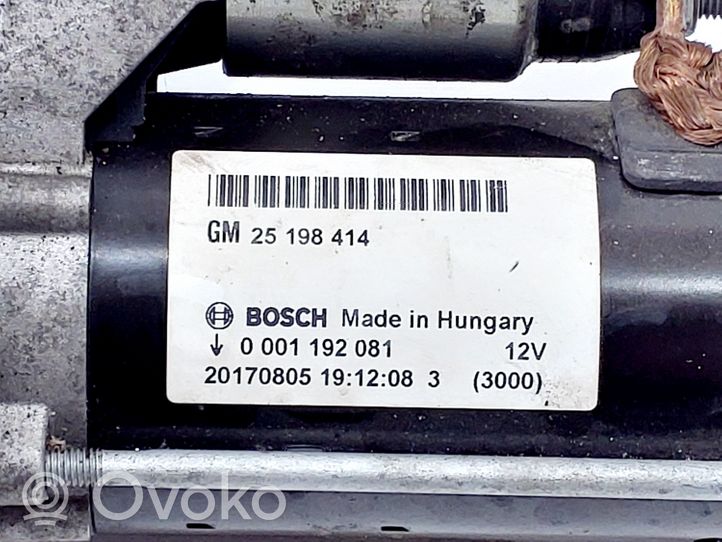 Opel Mokka X Démarreur 25198414