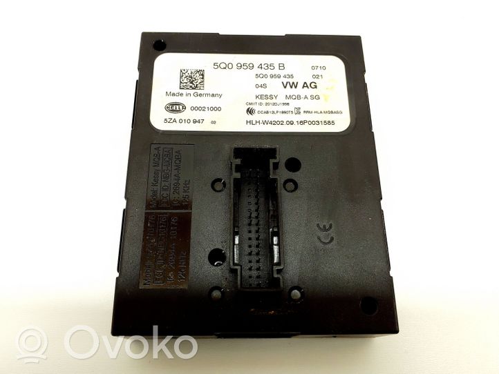 Skoda Fabia Mk3 (NJ) Module de contrôle sans clé Go 5Q0959435B