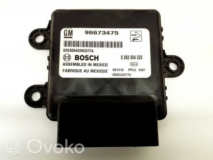 Opel Antara Steuergerät Einparkhilfe Parktronic PDC 96673475