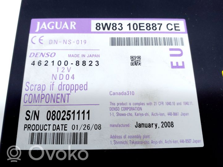 Jaguar XF X250 GPS-navigaation ohjainlaite/moduuli 8W8310E887CE