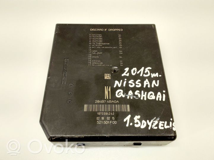 Nissan Qashqai Scatola di montaggio relè 284B74BA0A