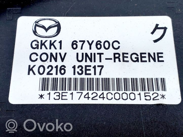 Mazda 6 Unité de commande, module ECU de moteur GKK167Y60C