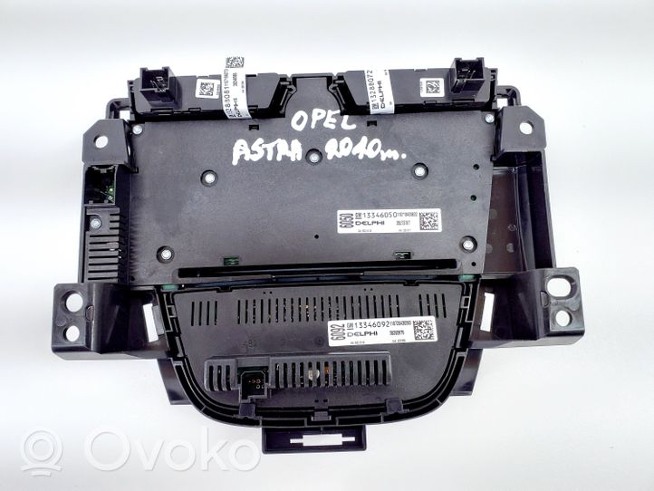 Opel Astra J Sound control switch 13346050