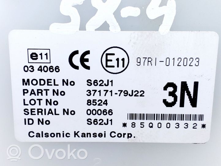 Suzuki SX4 Autres dispositifs 3717179J22