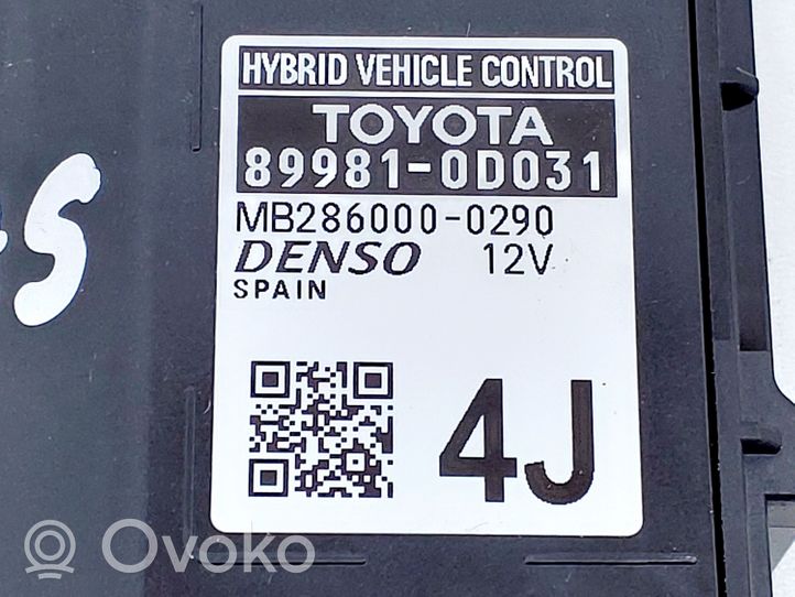 Toyota Yaris Cross Другие приборы 899810D031