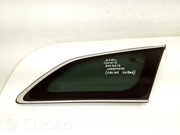 Toyota Avensis T270 Finestrino/vetro retro 