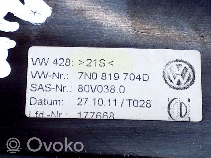 Volkswagen Sharan Dysze / Kratki nawiewu deski rozdzielczej 7N0819704