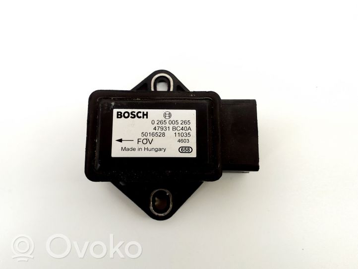 Nissan Note (E11) Sensor de aceleración 47931BC40A