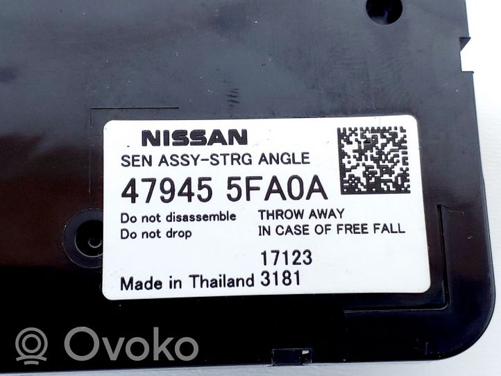 Nissan Micra K14 Ohjauspyörän kulma-anturi 479455FA0A