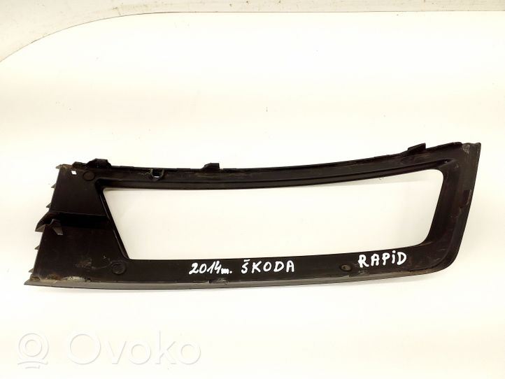 Skoda Rapid (NH) Front bumper lower grill 5JA807682