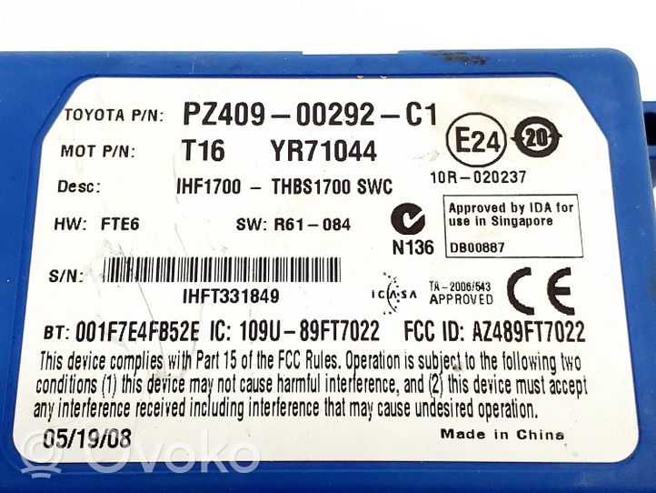 Toyota RAV 4 (XA30) Bluetooth modulis PZ40900292