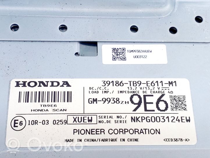 Honda Civic IX Amplificateur de son 39186TB9E611M1