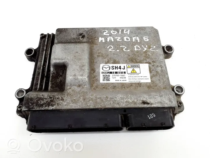 Mazda 6 Calculateur moteur ECU SH4J18881E