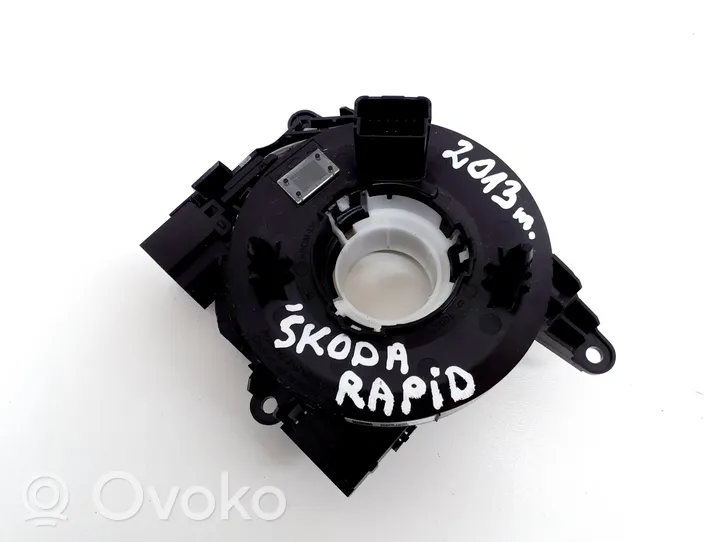Skoda Rapid (NH) Bague collectrice/contacteur tournant airbag (bague SRS) 6RA959654
