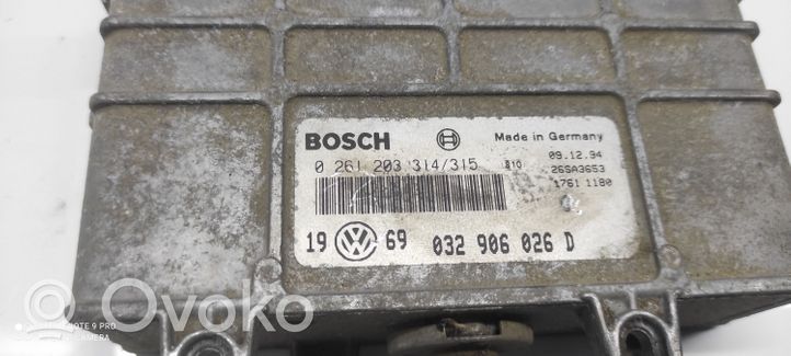 Volkswagen Golf III Calculateur moteur ECU 026120314