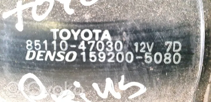 Toyota Prius (XW10) Valytuvų mechanizmo komplektas 85110-47030