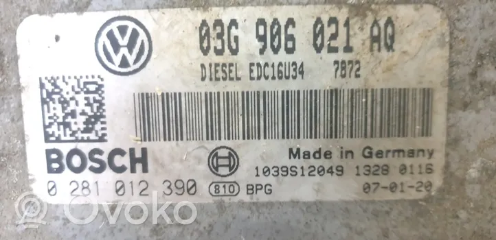 Volkswagen Caddy Sterownik / Moduł ECU 03G906021AG