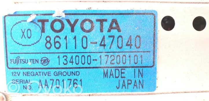 Toyota Prius (XW10) Unité principale radio / CD / DVD / GPS 86110-47040