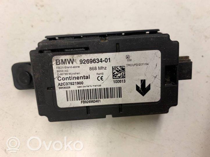 BMW M4 F82 F83 Centralina/modulo allarme 9269634