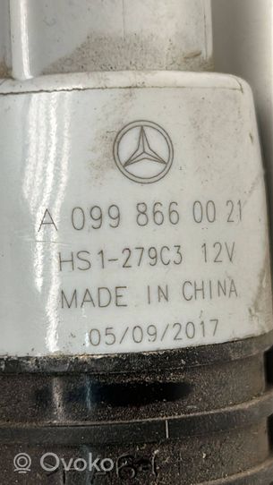 Mercedes-Benz C W205 Tuulilasi tuulilasinpesimen pumppu A0998660021